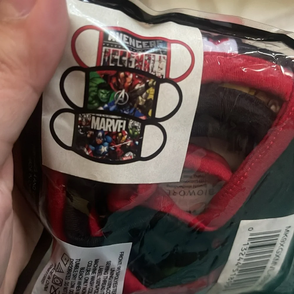 Marvel Superhero Face Mask Set - KIDS